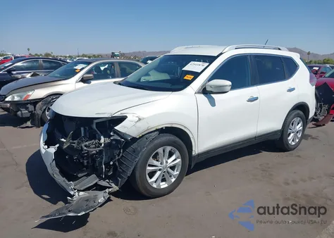 2014 Nissan Rogue Sv z USA, uszkodzony, nr VIN 5N1AT2MV4EC862197
